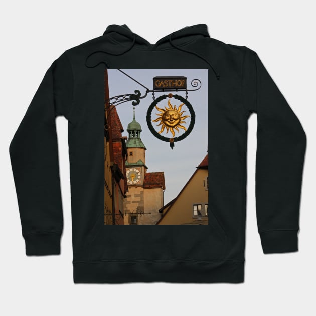 Gasthof Sonne - Rothenburg, Germany Hoodie by Bierman9